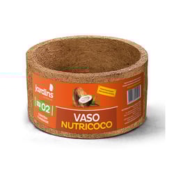 Vaso Redondo Nutriplan Nutricoco - Tamanho 2 Para Jardim