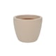 Vaso Redondo Vasart Malta Areia 52Cm Para Jardim - 52 Centímetros - 52 Centímetros