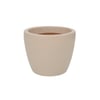 Vaso Redondo Vasart Malta Areia Para Jardim - 24 Centímetros