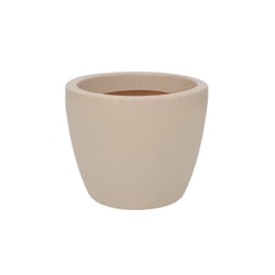 Vaso Redondo Vasart Malta Areia - 42 Centímetros
