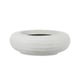 Vaso Relevo Bowl Vasart 23Cm Branco Para Jardim - 23 Centímetros - 23 Centímetros