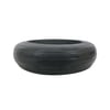 Vaso Relevo Bowl Vasart Preto Para Jardim