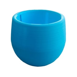 Vaso Terral Babyball Azul Bebê Para Jardim