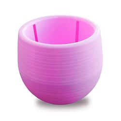 Vaso Terral Babyball Lilás Para Jardim