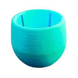 Vaso Terral Babyball Verde Água Para Jardim