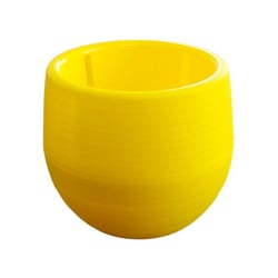 Vaso Terral Bigball Amarelo Para Jardim