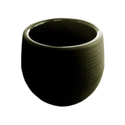 Vaso Terral Bigball Preto Para Jardim