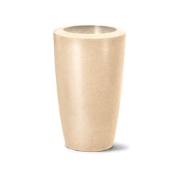 Vaso Terraza Classic Cônico Areia - 46 Para Jardim