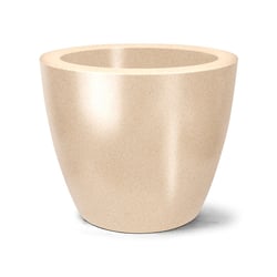 Vaso Terraza Classic Redondo Areia - 26Cm
