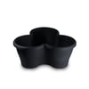 Vaso Treviso Preto Okla Para Jardim