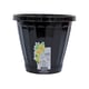 Vaso Uninjet Com Prato Preto 22 - Jardim - Tamanho 22 - Tamanho 22