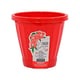 Vaso Uninjet Com Prato Vermelho - Tamanho 13 Para Jardim - Tamanho 13