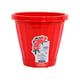 Vaso Uninjet Com Prato Vermelho - Tamanho 17 Para Jardim - Tamanho 17
