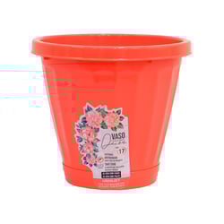 Vaso Uninjet Coral Com Prato - Tamanho 17