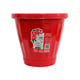 Vaso Uninjet Vermelho 28Cm Com Prato Para Jardim - Tamanho 28 - Tamanho 28