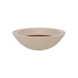 Vaso Vasart Malta Bowl Areia 54Cm Para Jardim - 54 Centímetros