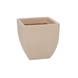 Vaso Vasart Malta Trapézio Areia 45Cm Para Jardim - 45 Centímetros