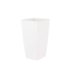 Vaso Vasart Piza Branco 14X26 Para Jardim