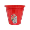 Vaso Vermelho Uninjet Com Prato - Tamanho 22 Para Jardim