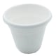 Vaso Vicenza Branco Desli 13Cm Para Jardim - 13 Centímetros - 13 Centímetros