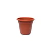 Vaso Vicenza Marrom 13Cm Para Jardim - 13 Centímetros