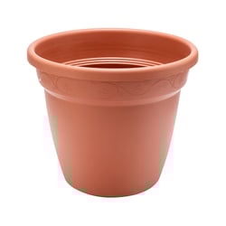 Vaso Vicenza Marrom 26Cm Para Jardim - 26 Centímetros