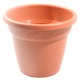Vaso Vicenza Marrom Desli 19Cm Para Jardim - 19 Centímetros - 19 Centímetros
