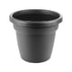 Vaso Vicenza Preto Desli 35Cm Para Jardim - 35 Centímetros - 35 Centímetros