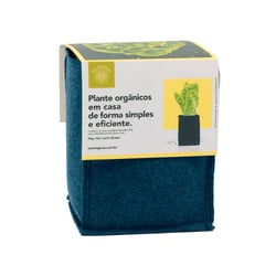 Vaso Yes We Grow Com Substrato Azul