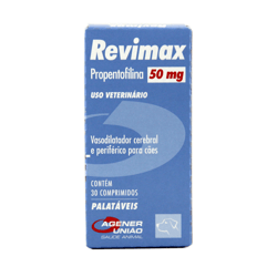 Vasodilatador Cerebral Revimax 50Mg Para Cães - 30 Comprimidos