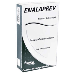 Vasodilatador Enalaprev 20Mg Para Cães Castel Pharma - 20 Comprimidos