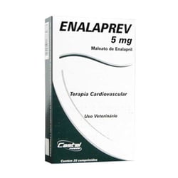 Vasodilatador Enalaprev 5Mg Castel Pharma Para Cães - 20 Comprimidos