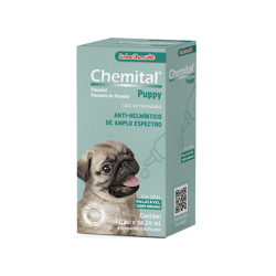 Vermífugo Chemital Puppy Para Cães - 20Ml