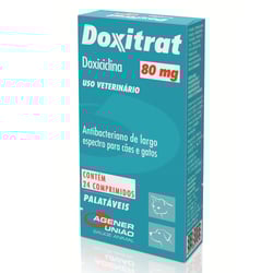 Vermífugo Doxitrat 80Mg - 24 Comprimidos