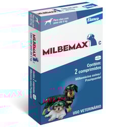 Vermífugo Elanco Milbemax Para Cães Até 5Kg - 2 Comprimidos