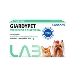 Vermífugo Giardypet Labgard 4 Comprimidos