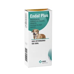 Vermífugo Msd Endal Plus Para Cães - 4 Comprimidos