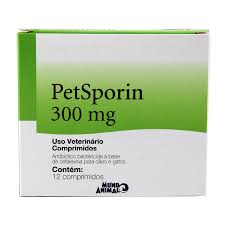Vermífugo Petsporin 300Mg - 12 Comprimidos