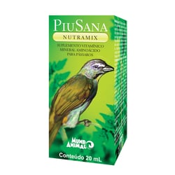 Vermífugo Piusana Nutramix Mundo Animal 20Ml