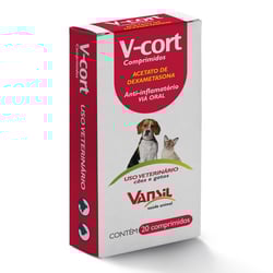 Vermífugo V-Cort Vansil 200Mg - 1 Comprimido