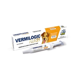 Vermífugo Vermilogic Plus 25 Para Cães De Porte Pequeno E Médio - 5G