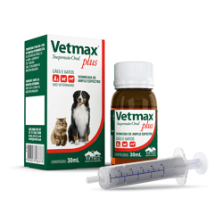 Vermífugo Vetmax Plus Suspensão Oral 30Ml - 1 Unidade