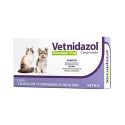 Vermífugo Vetnil 75Mg - 10 Comprimidos
