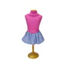 Vestido De Lã Rosa Griff Dog Tamanho 0 Para Cães E Gatos