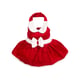 Vestido De Natal Modernpet Para Cães E Gatos - 1 Unidade - Tamanho PP - Tamanho PP
