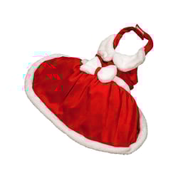 Vestido De Natal Modernpet Para Cães E Gatos - Tamanho P