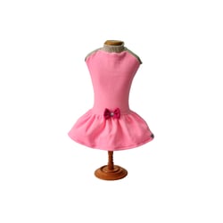 Vestido Griff Dog Rosa Neon Para Gatos E Cães