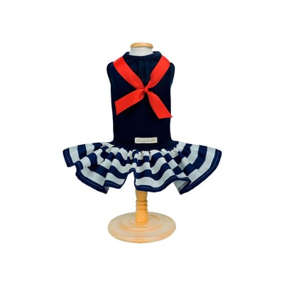 Vestido Marinheira Para Cachorros Tamanho P