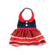Vestido Modernpet Festa Junina Jeans Para Cães - 1 Unidade - Tamanho EG - Tamanho EG