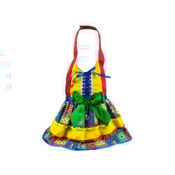 Vestido Modernpet Festa Junina Vermelho Para Cães - 1 Unidade